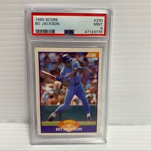 1989 Score BO JACKSON PSA 9 🔥 MINT MT #330 ROYALS